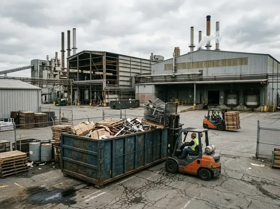 industrial-factory-scrap-conta-003 — frequently asked questions, Cheap Roll-off Dumpster Rentals in Audubon, PA